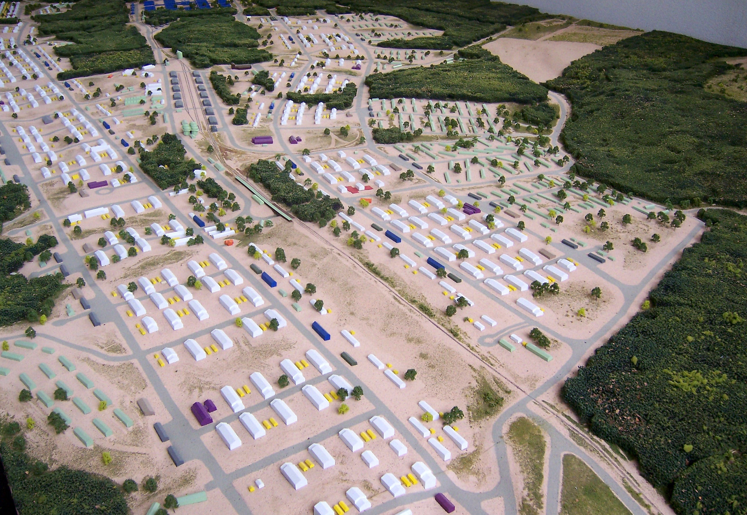 military base site model