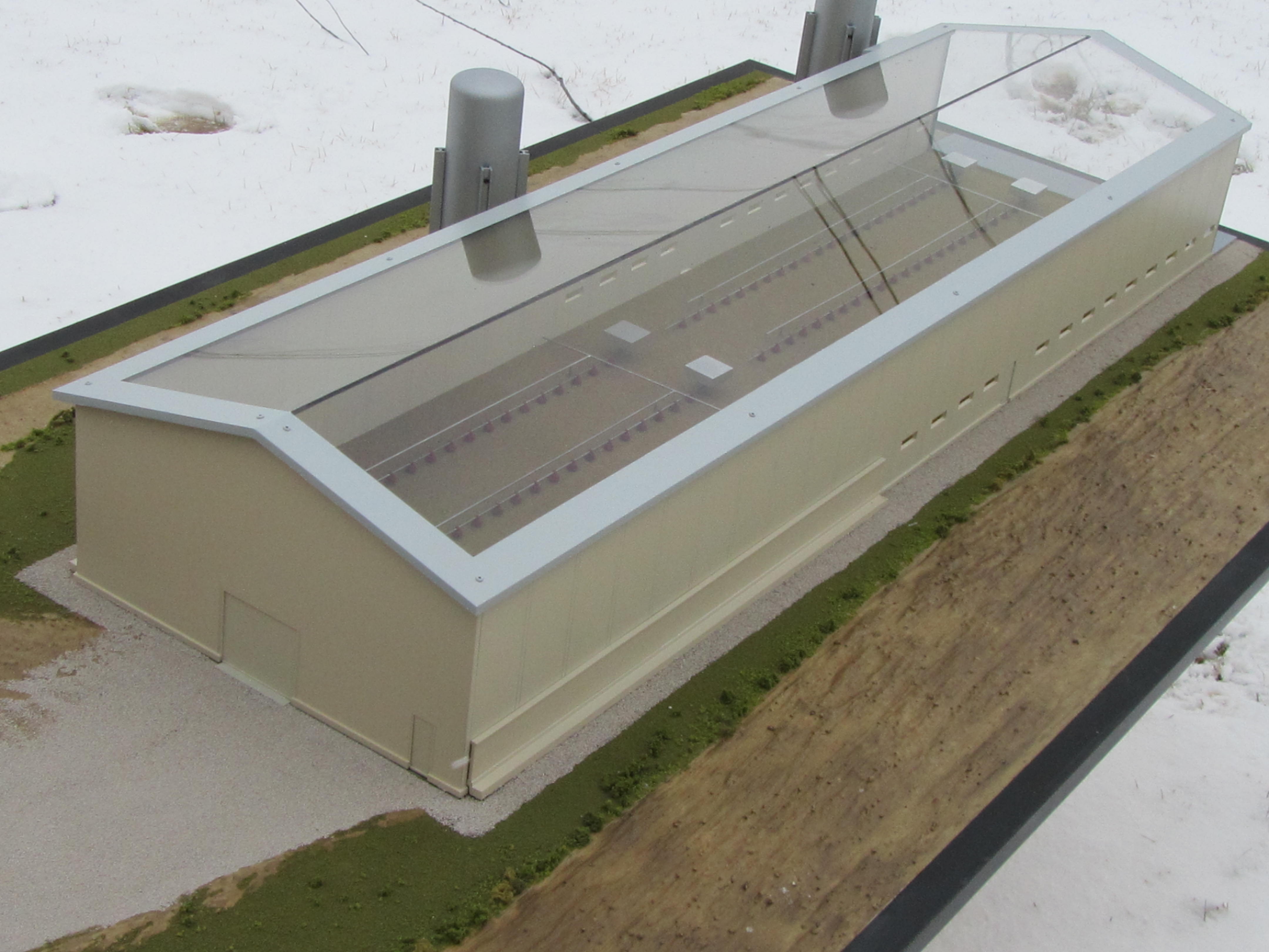 poultry house trade show model